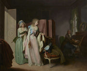 La Visite Rendue The Visit Returned by Louis Leopold Boilly