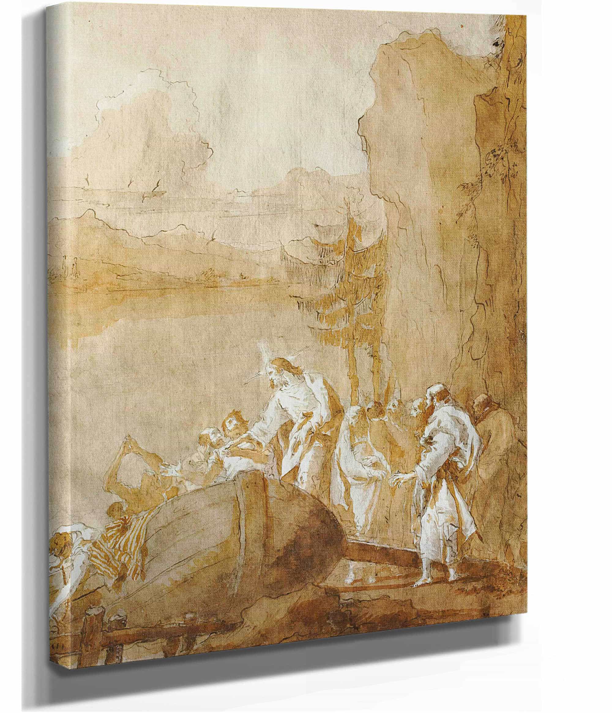 La Vocation Des Fils De Zebedee by Giovanni Domenico Tiepolo