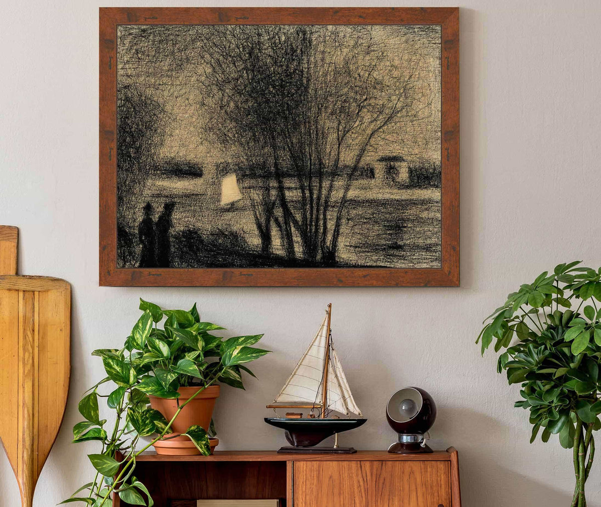 La Voile Blanche by Georges Seurat