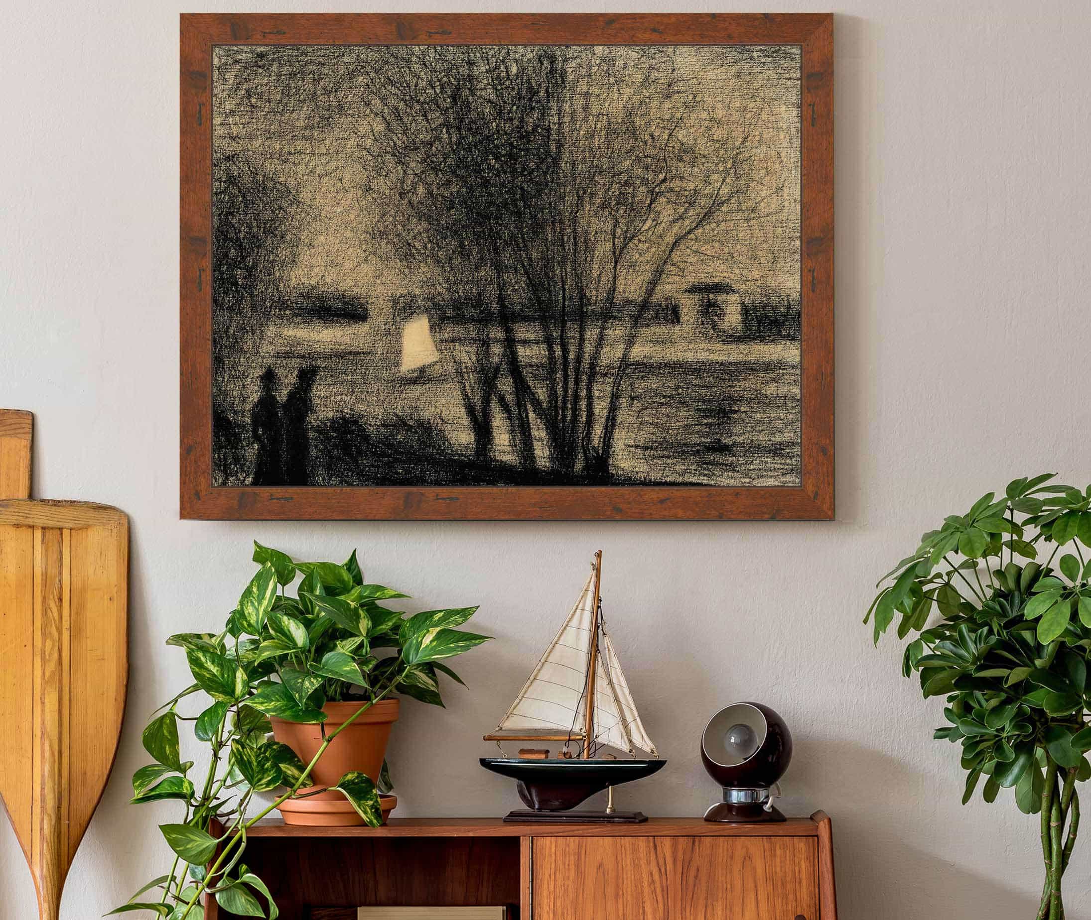 La Voile Blanche by Georges Seurat