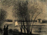 La Voile Blanche by Georges Seurat