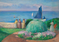 La Voile Bleue Prefailles by Henri Lebasque