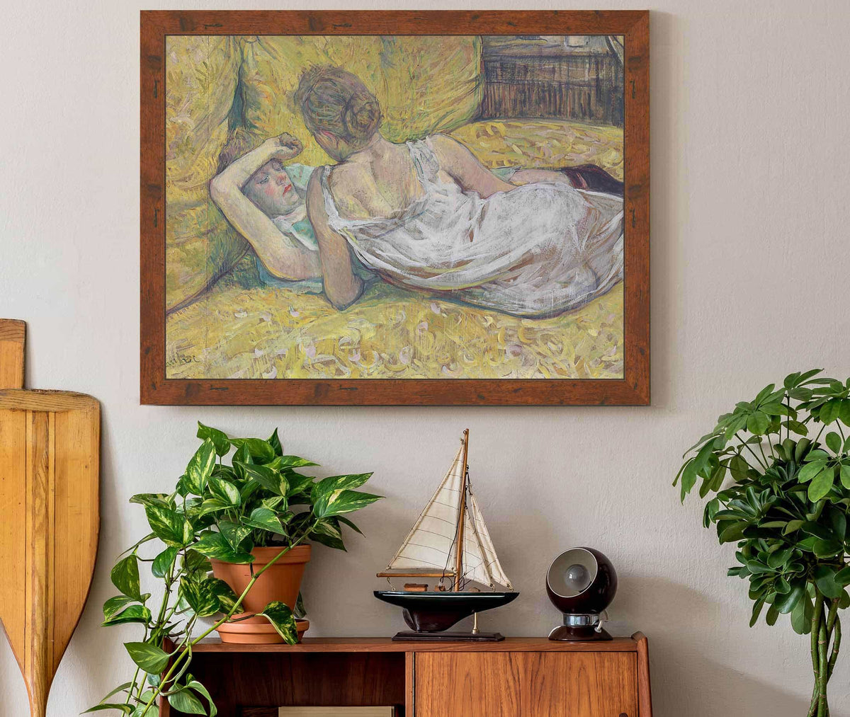 Labandon Les Deux Amies by Henri De Toulouse Lautrec