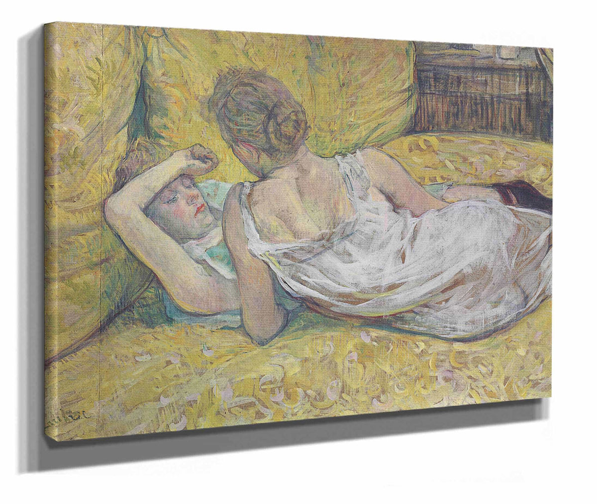 Labandon Les Deux Amies by Henri De Toulouse Lautrec