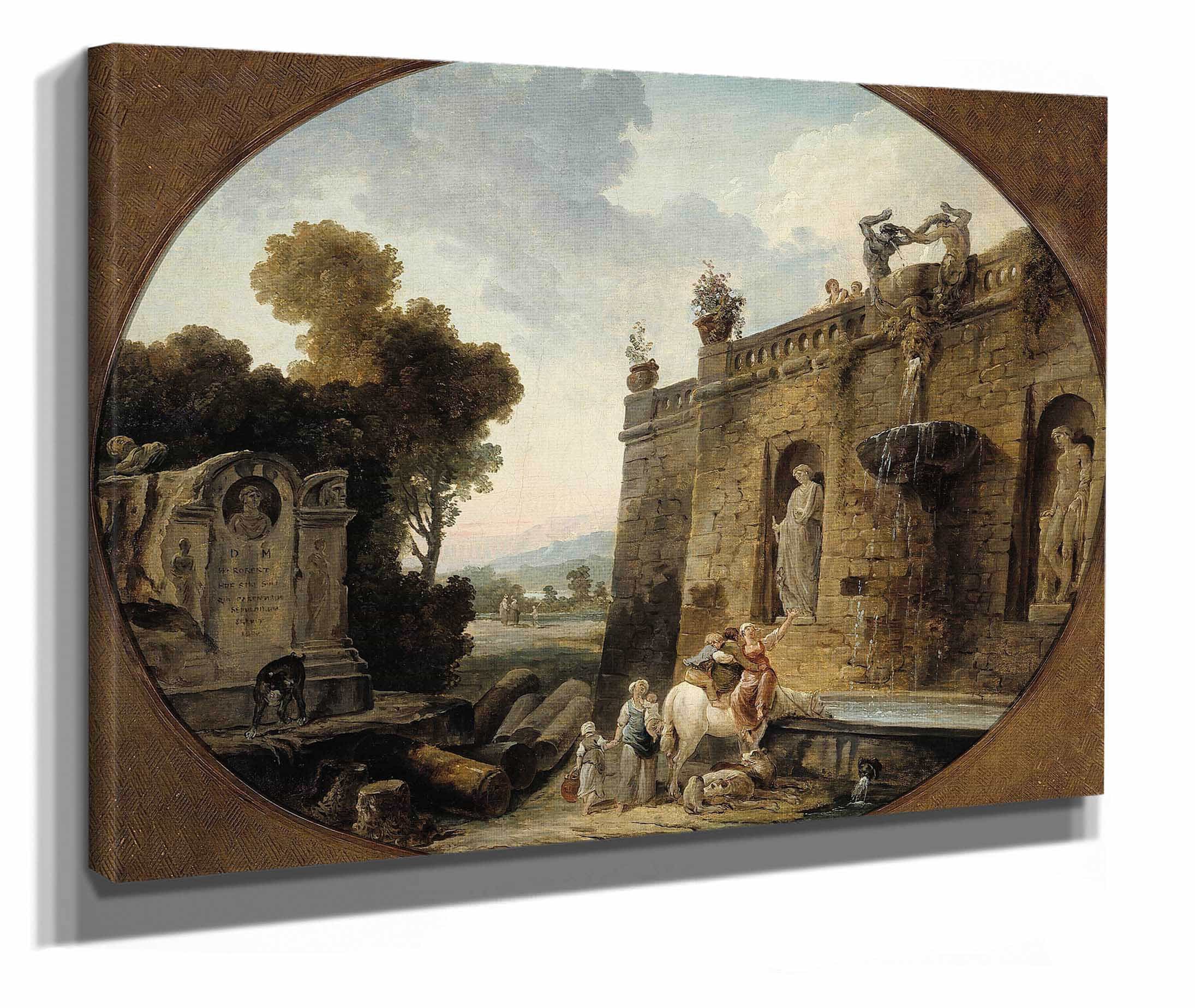 Labreuvoir by Hubert Robert