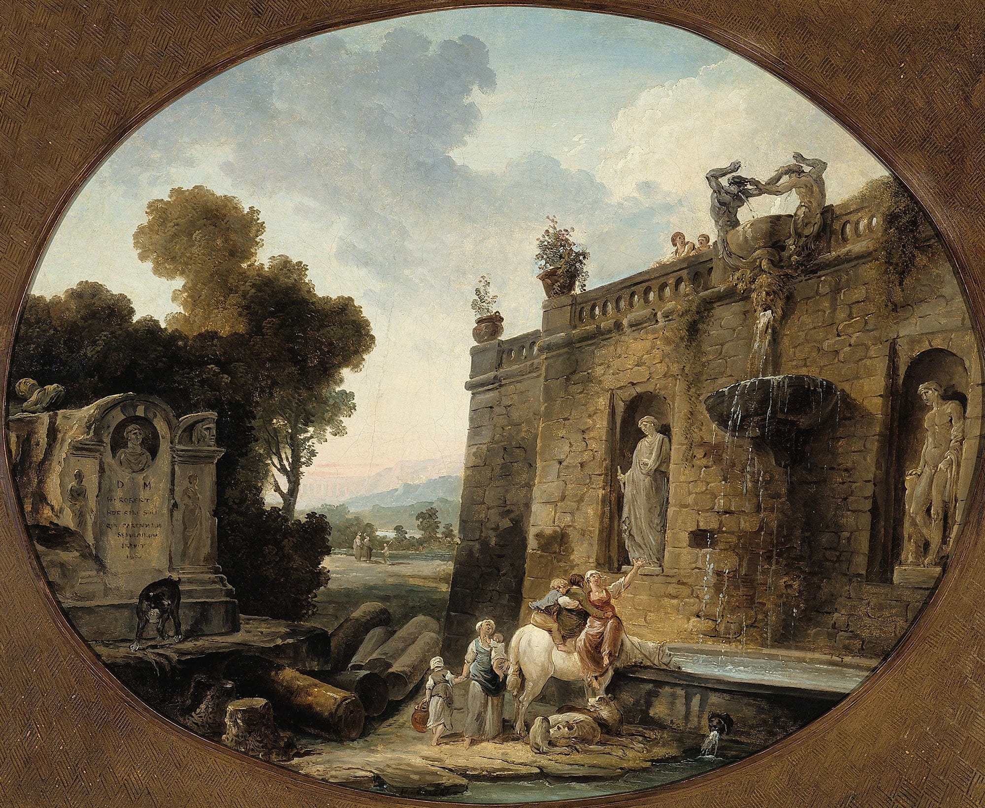 Labreuvoir by Hubert Robert