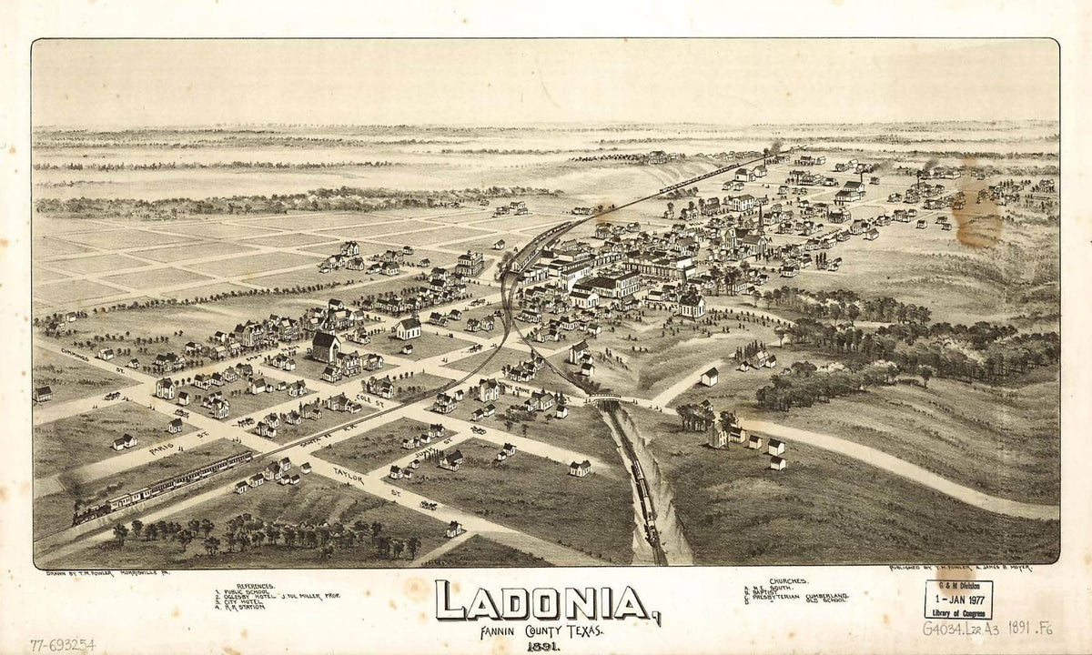 Ladonia Fannin County Texas  State Of Texas