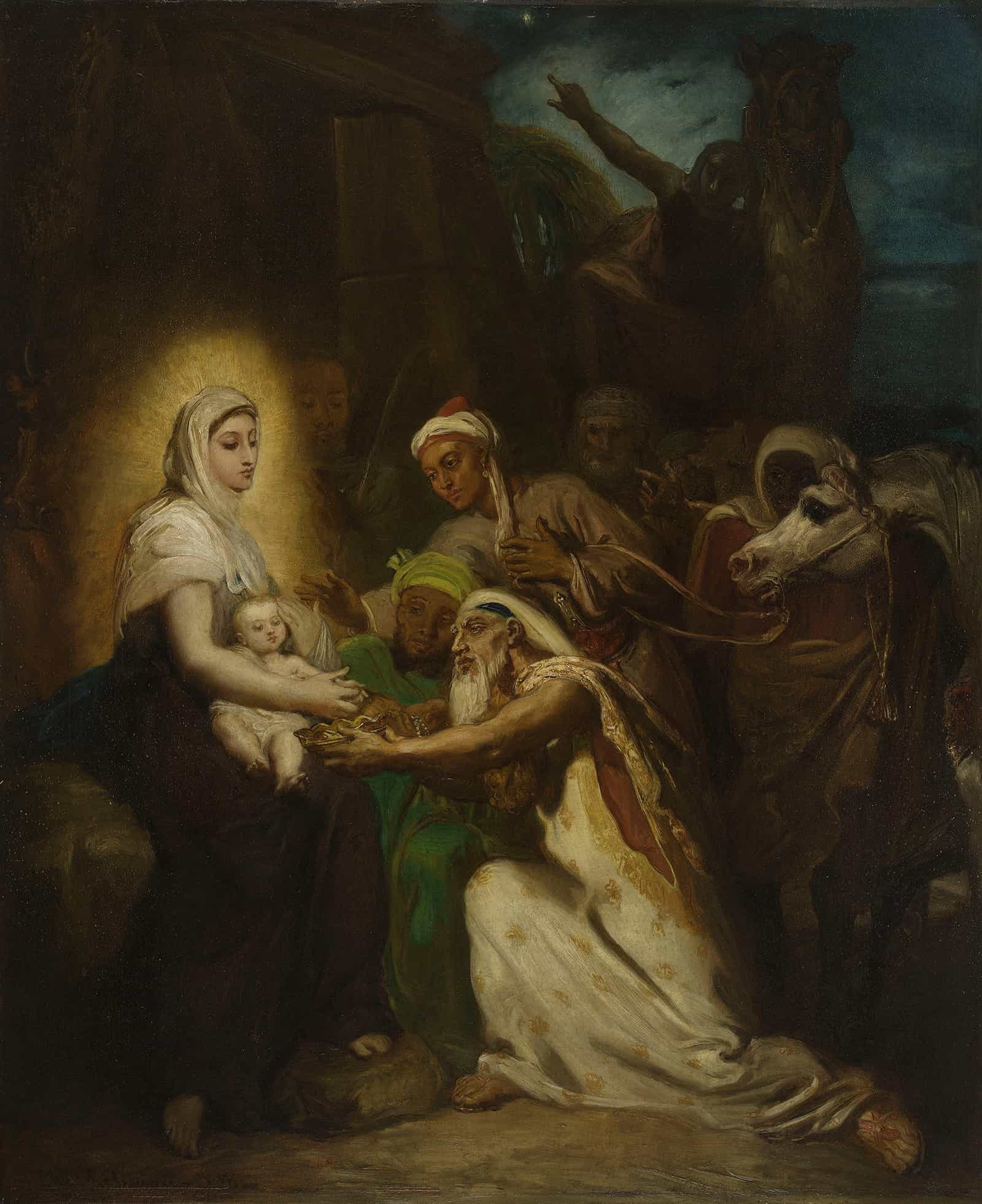 Ladoration Des Mages by Theodore Chasseriau