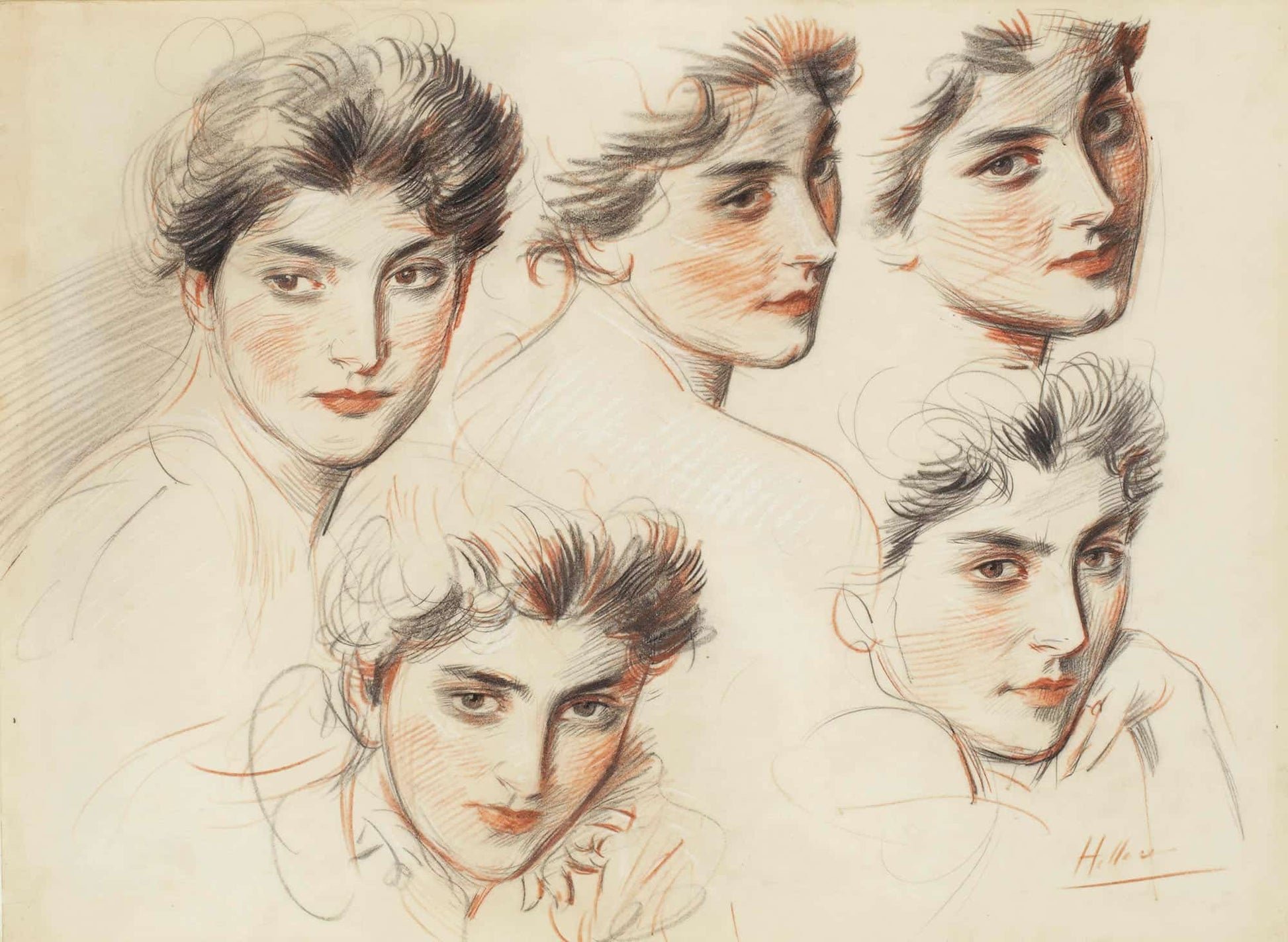 Lady De Grey by Paul Cesar Helleu