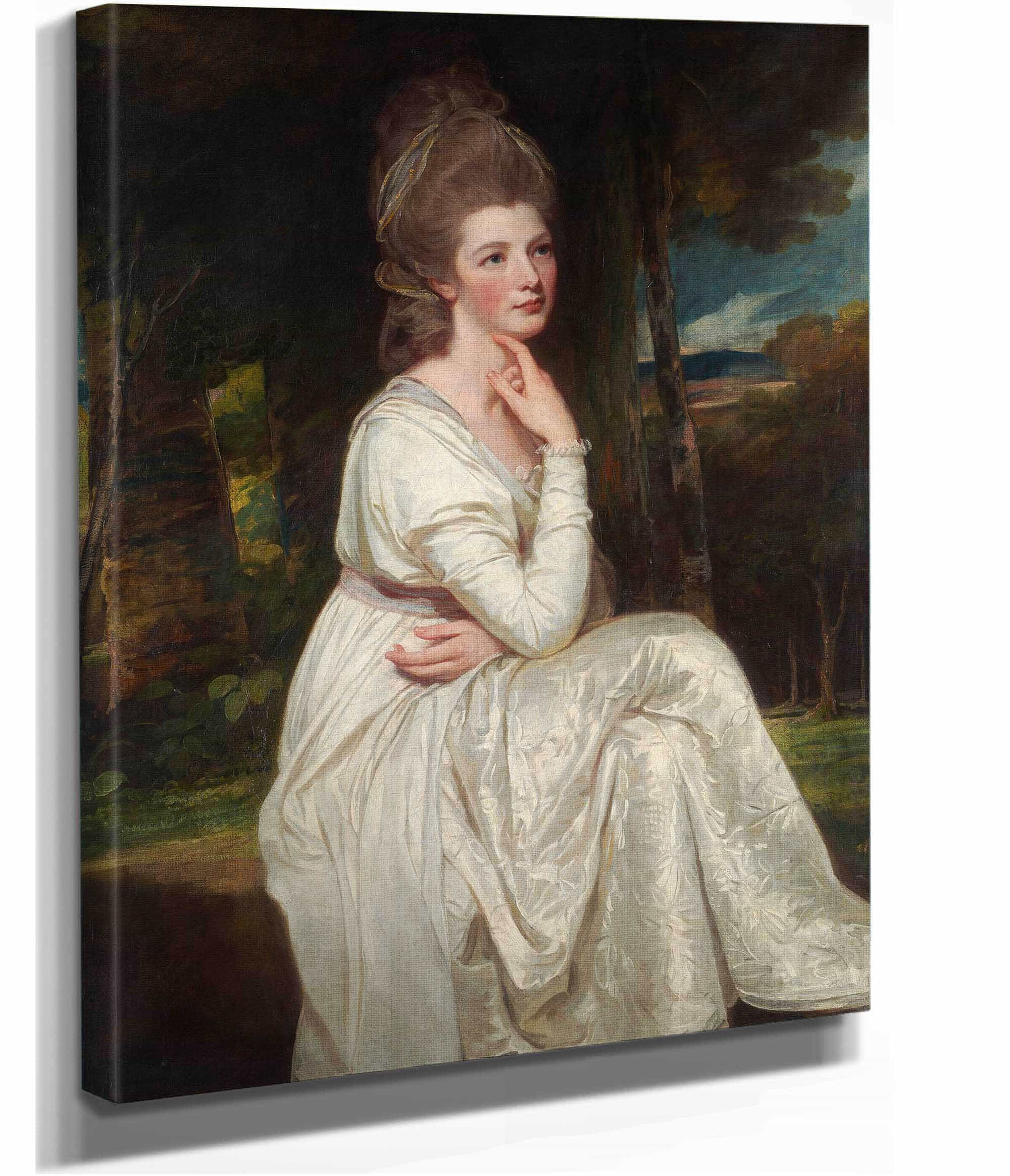 Lady Elizabeth Stanley   Countess Of Derby   by George Romney