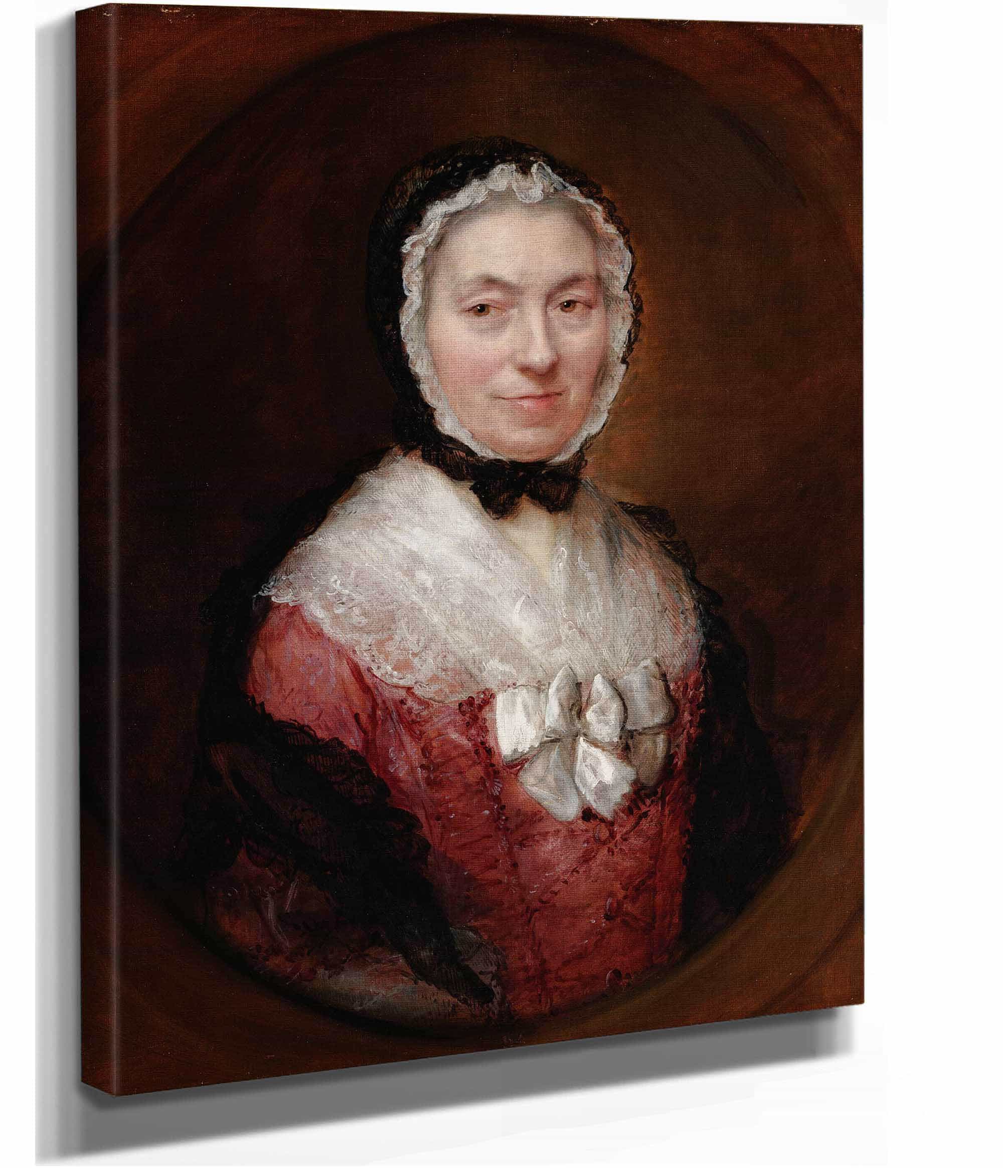 Lady In A Mob Cap by Thomas Gainsborough