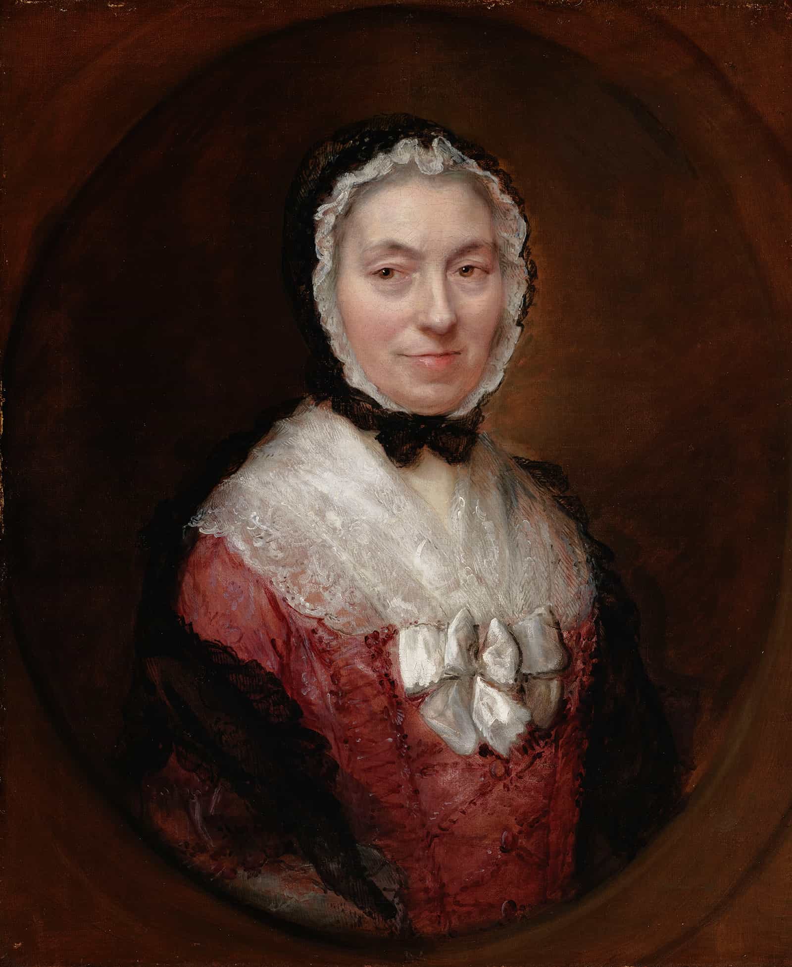 Lady In A Mob Cap by Thomas Gainsborough