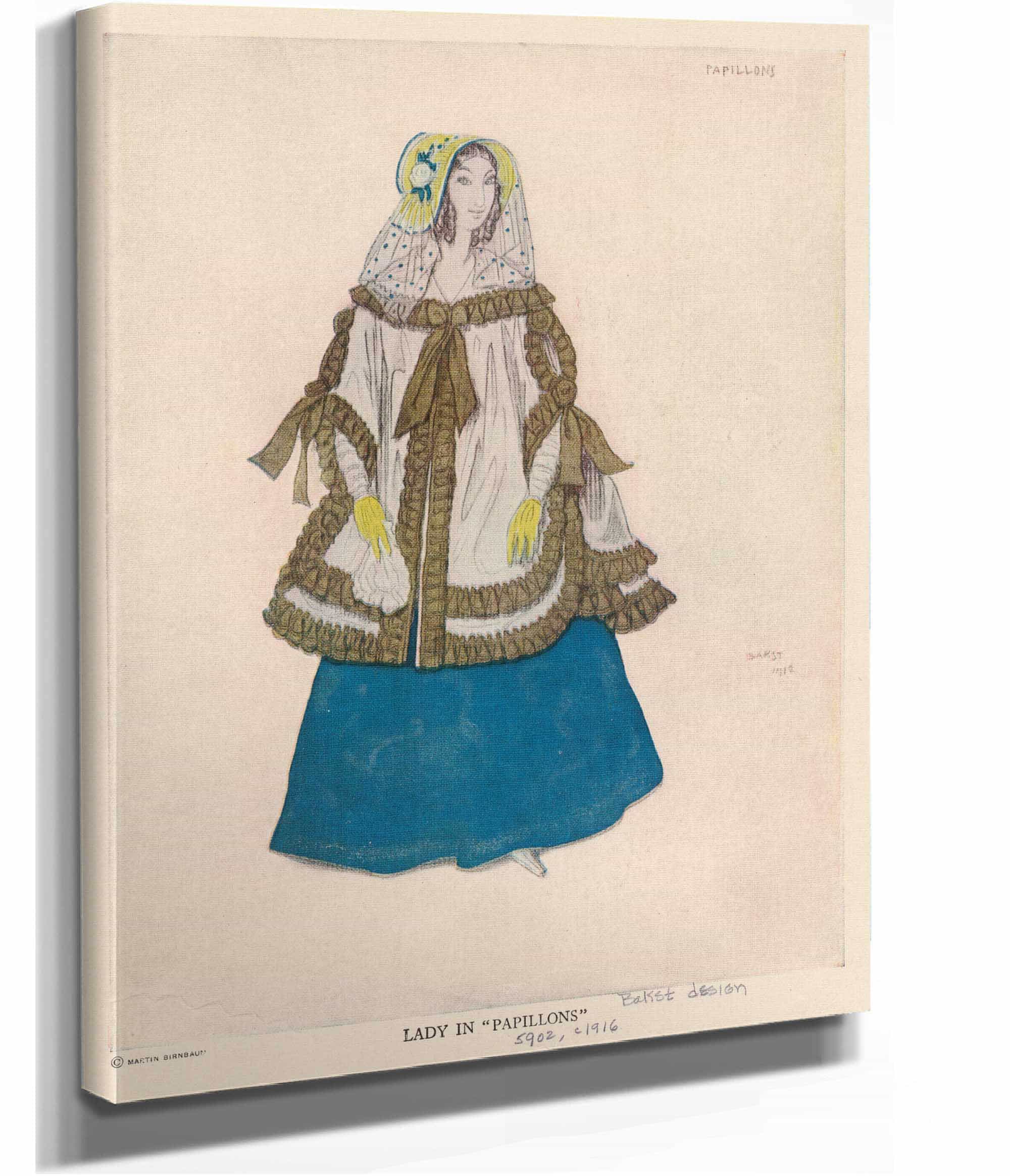 Lady In Papillons  by Leon Bakst