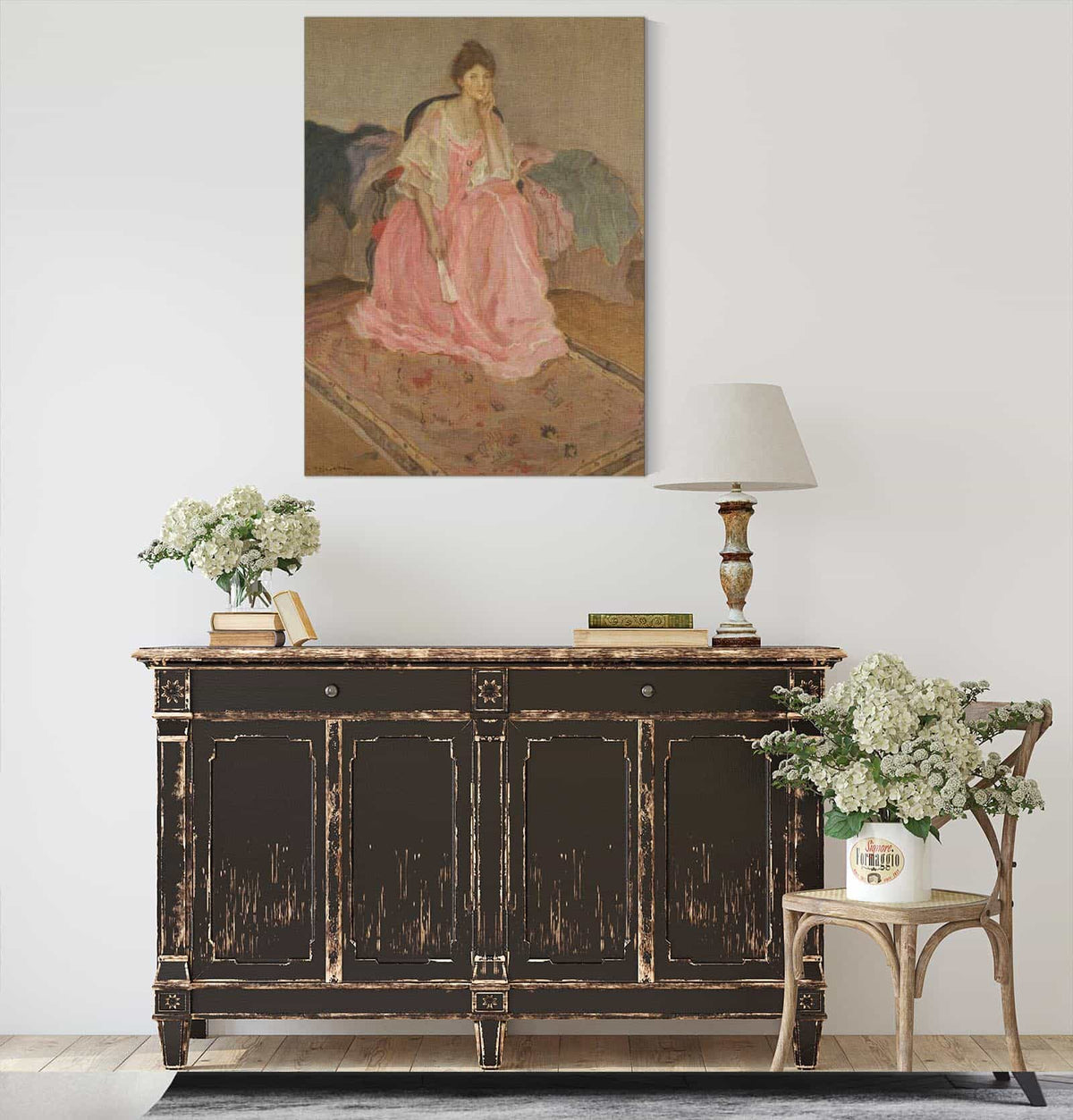 Lady In Pink by Frederick Carl Frieseke