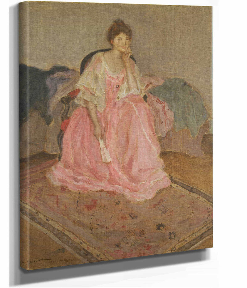 Lady In Pink by Frederick Carl Frieseke