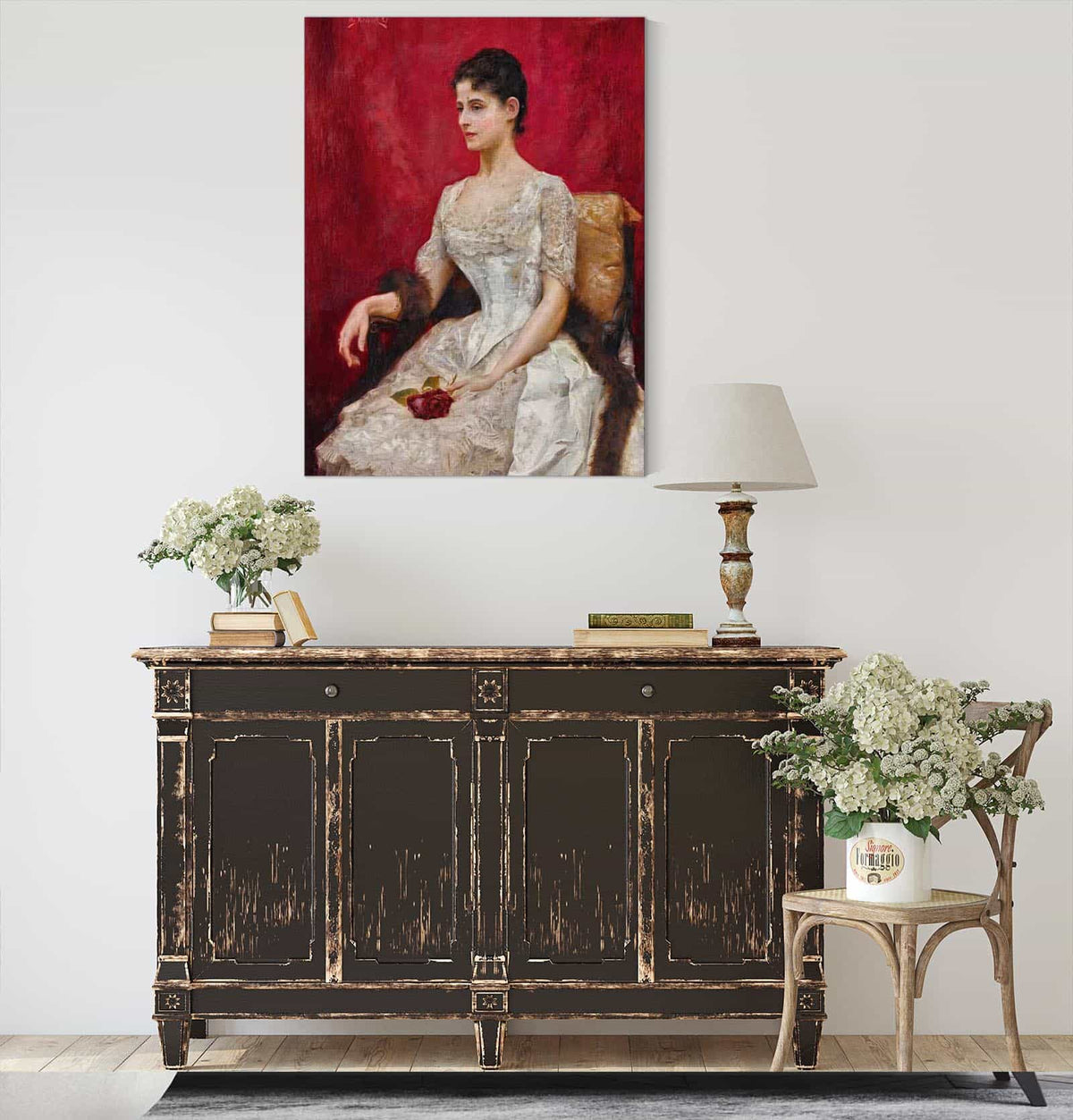 Lady In White by Julius Leblanc Stewart