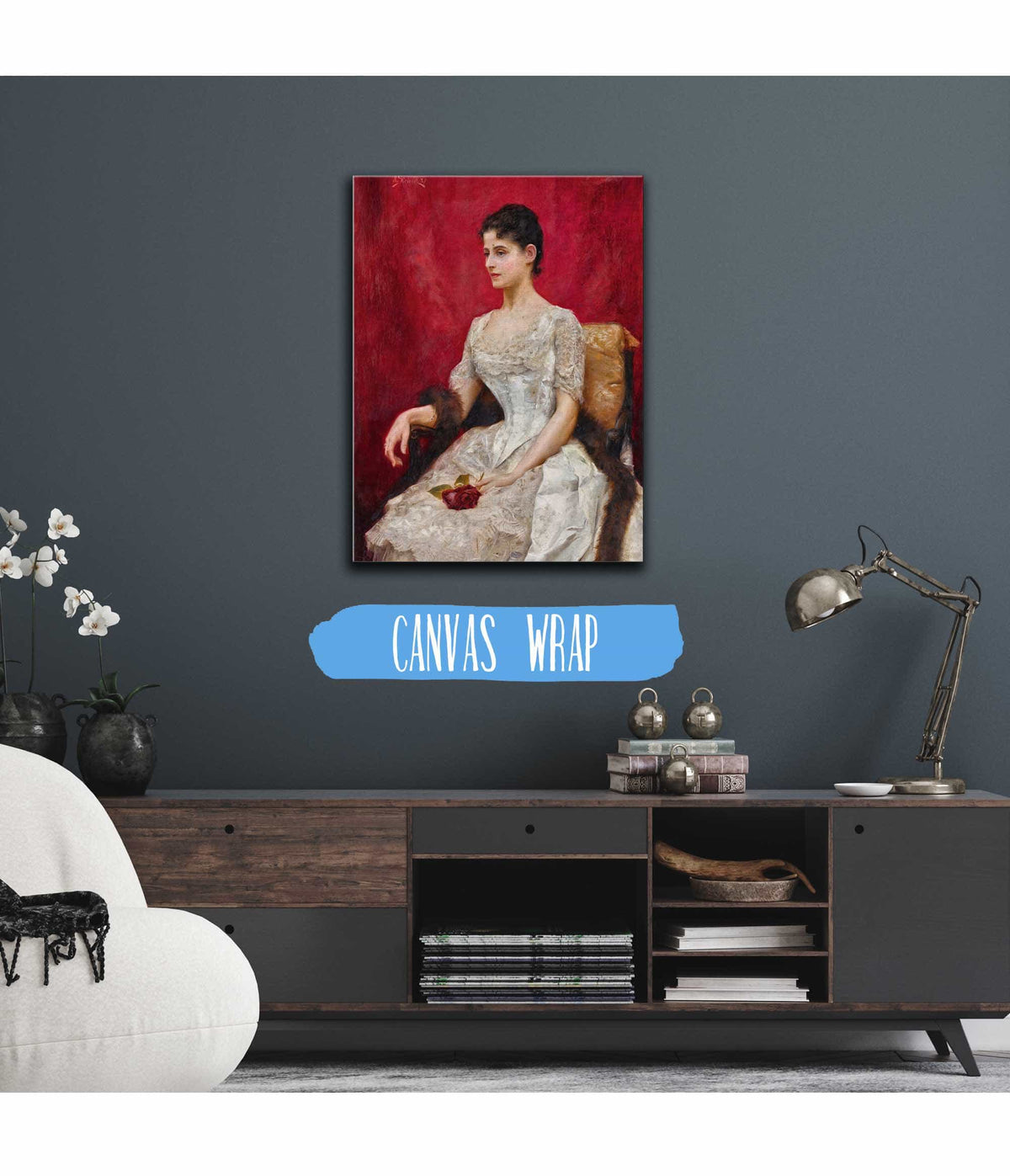 Lady In White by Julius Leblanc Stewart