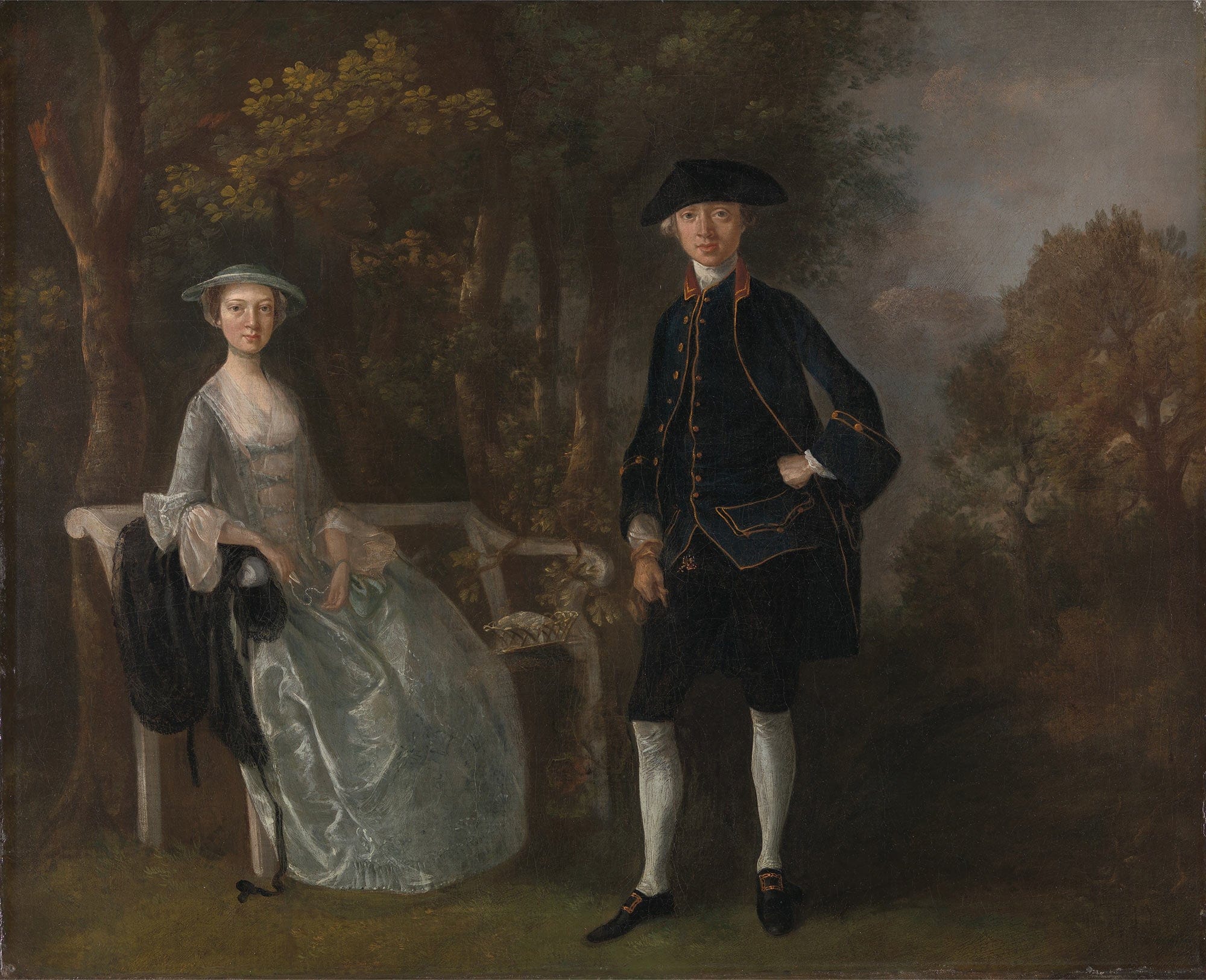 Lady Lloyd And Her Son Richard Savage Lloyd Of Hintlesham Hall Suffolk Between And by Thomas Gainsborough
