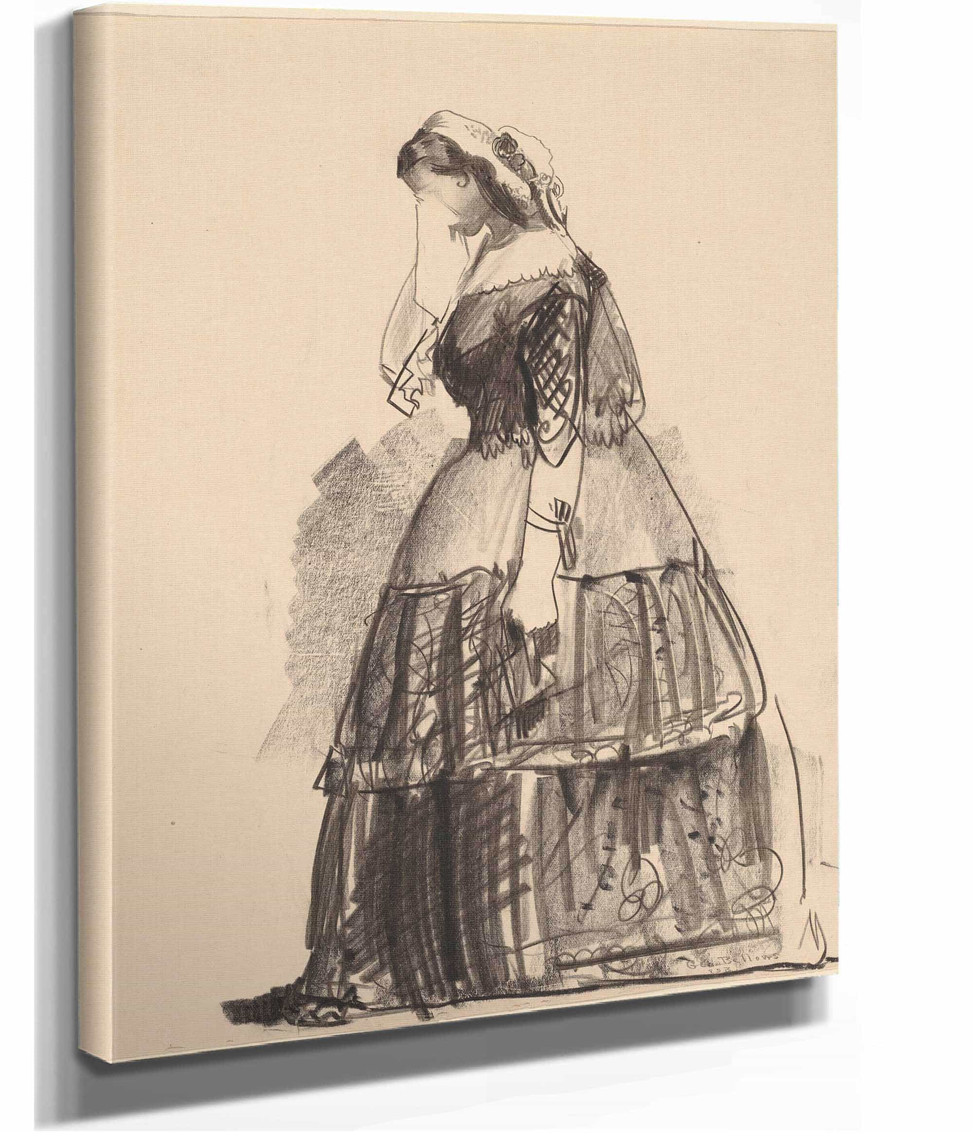 Lady Of The Actress by George Wesley Bellows