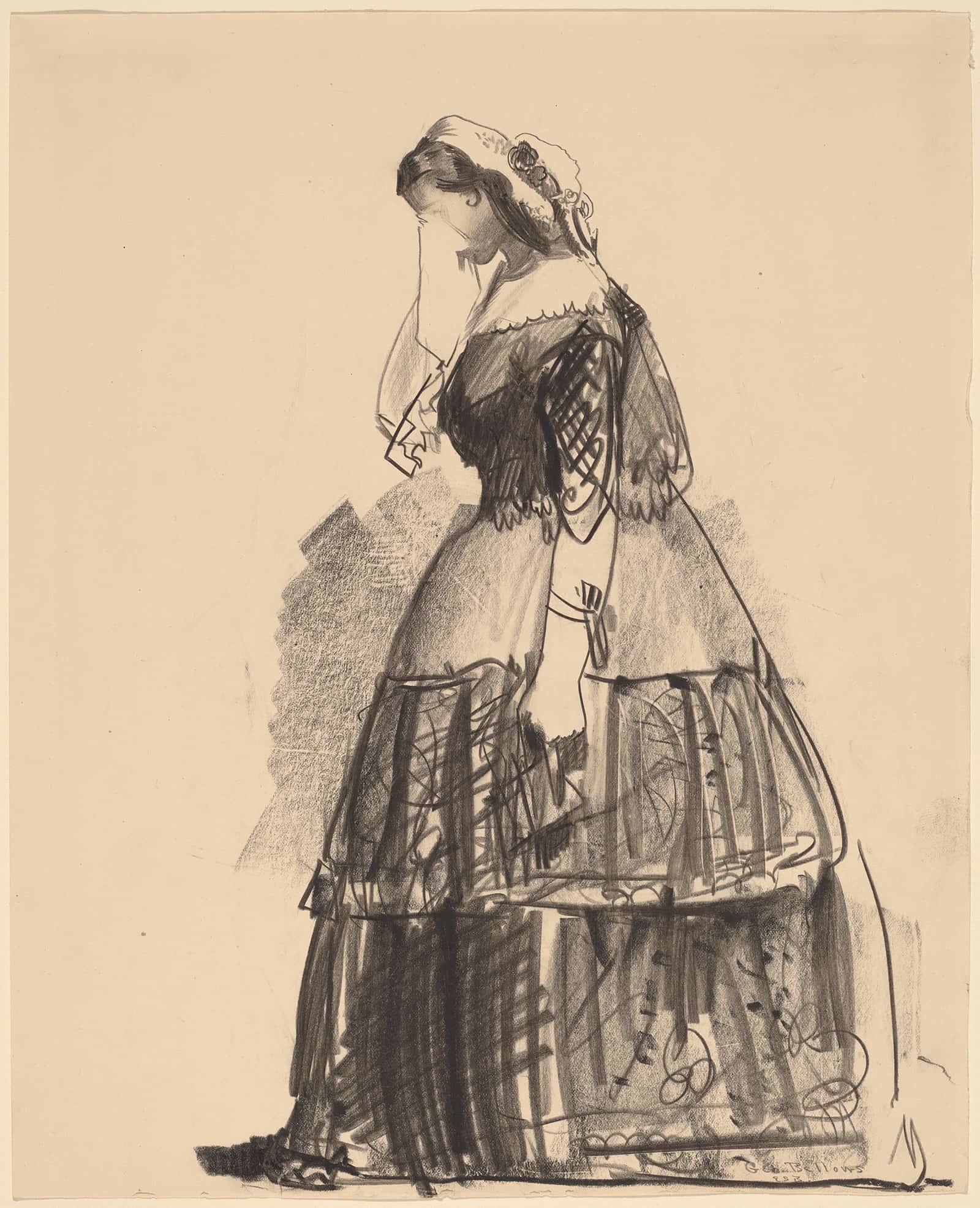 Lady Of The Actress by George Wesley Bellows