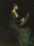 Lady With A Lute By Thomas Wilmer Dewing