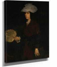 Lady With Fan by Frank Duveneck