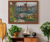 Lagny Nono A La Grille Du Jardin by Henri Lebasque