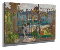 Lagny Nono A La Grille Du Jardin by Henri Lebasque