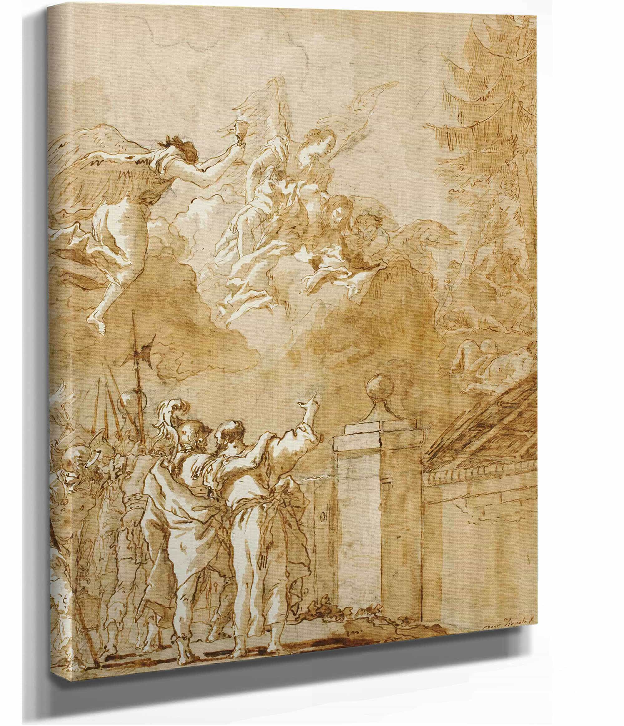 Lagonie Du Christ A Gethsemani by Giovanni Domenico Tiepolo