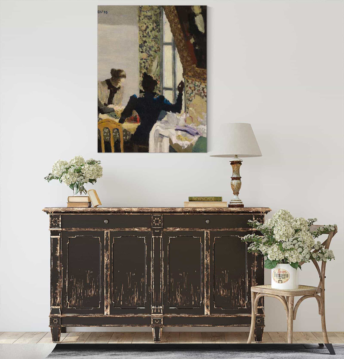 Laiguillee The Thread by Edouard Vuillard