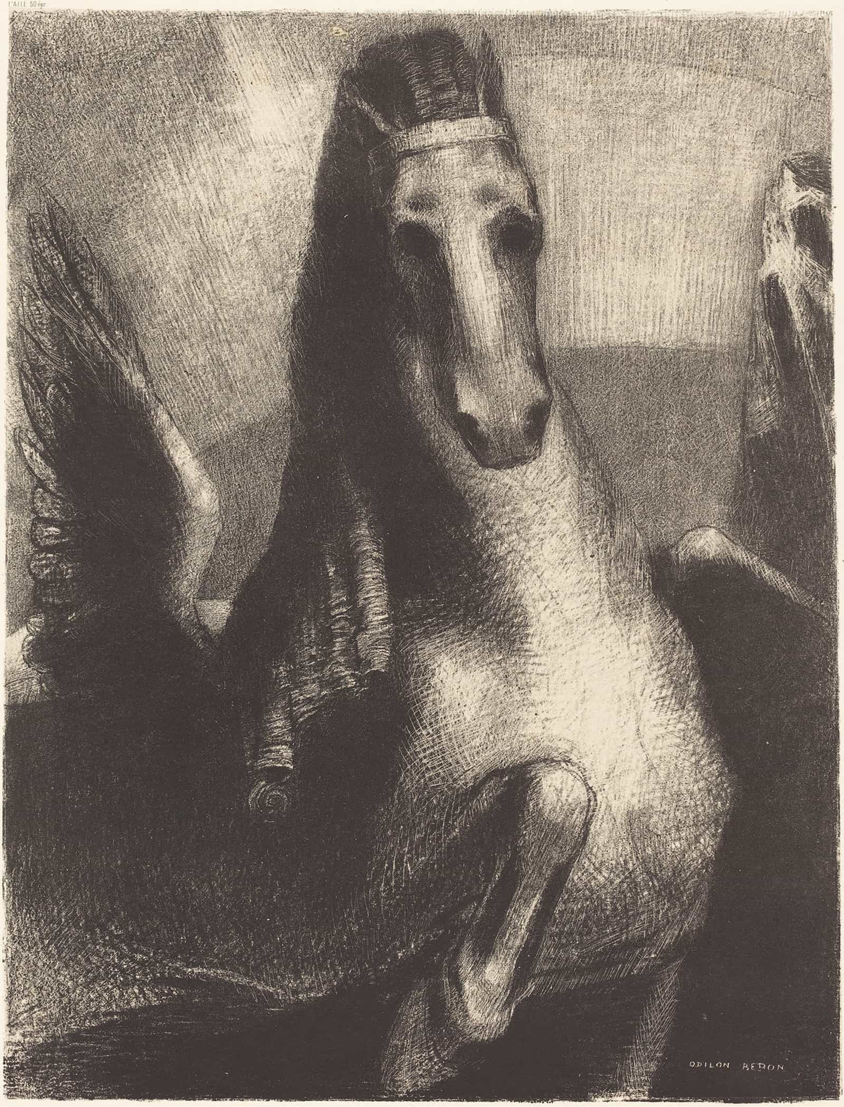 Laile The Wing by Odilon Redon