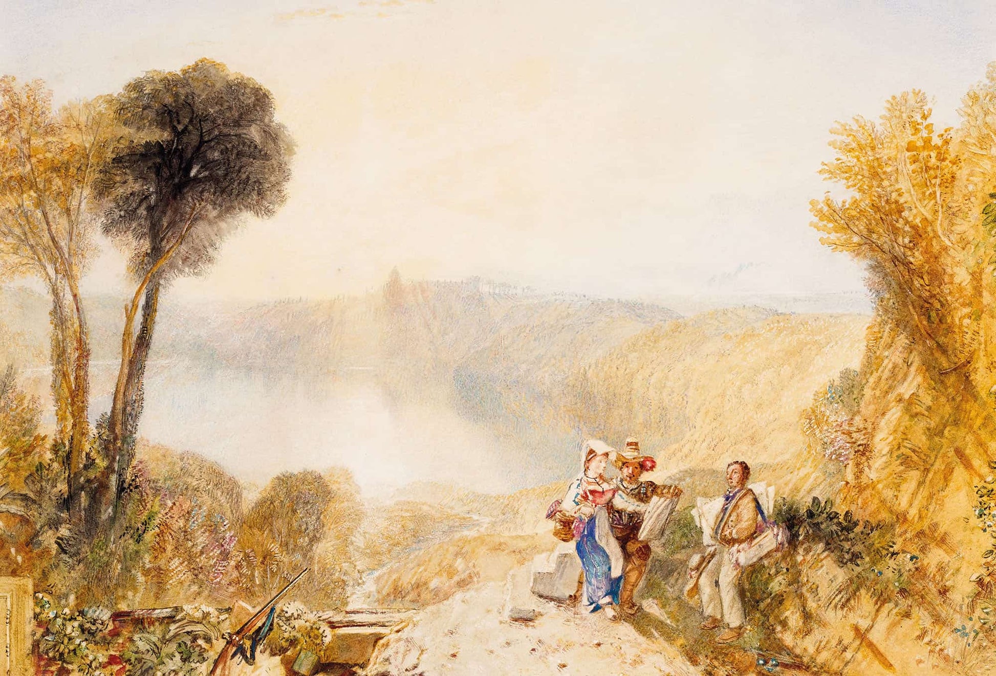 Lake Albano Italy by Joseph Mallord William Turner