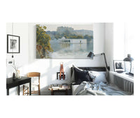 Lake At Oodeypore India by Edwin Lord Weeks