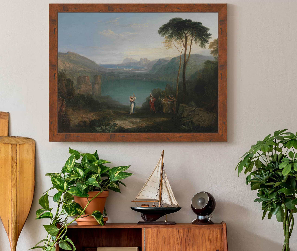 Lake Avernus Aeneas And The Cumaean Sybil And by Joseph Mallord William Turner