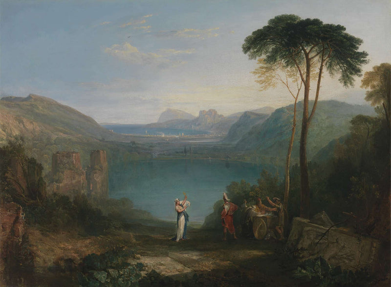 Lake Avernus Aeneas And The Cumaean Sybil And by Joseph Mallord William Turner
