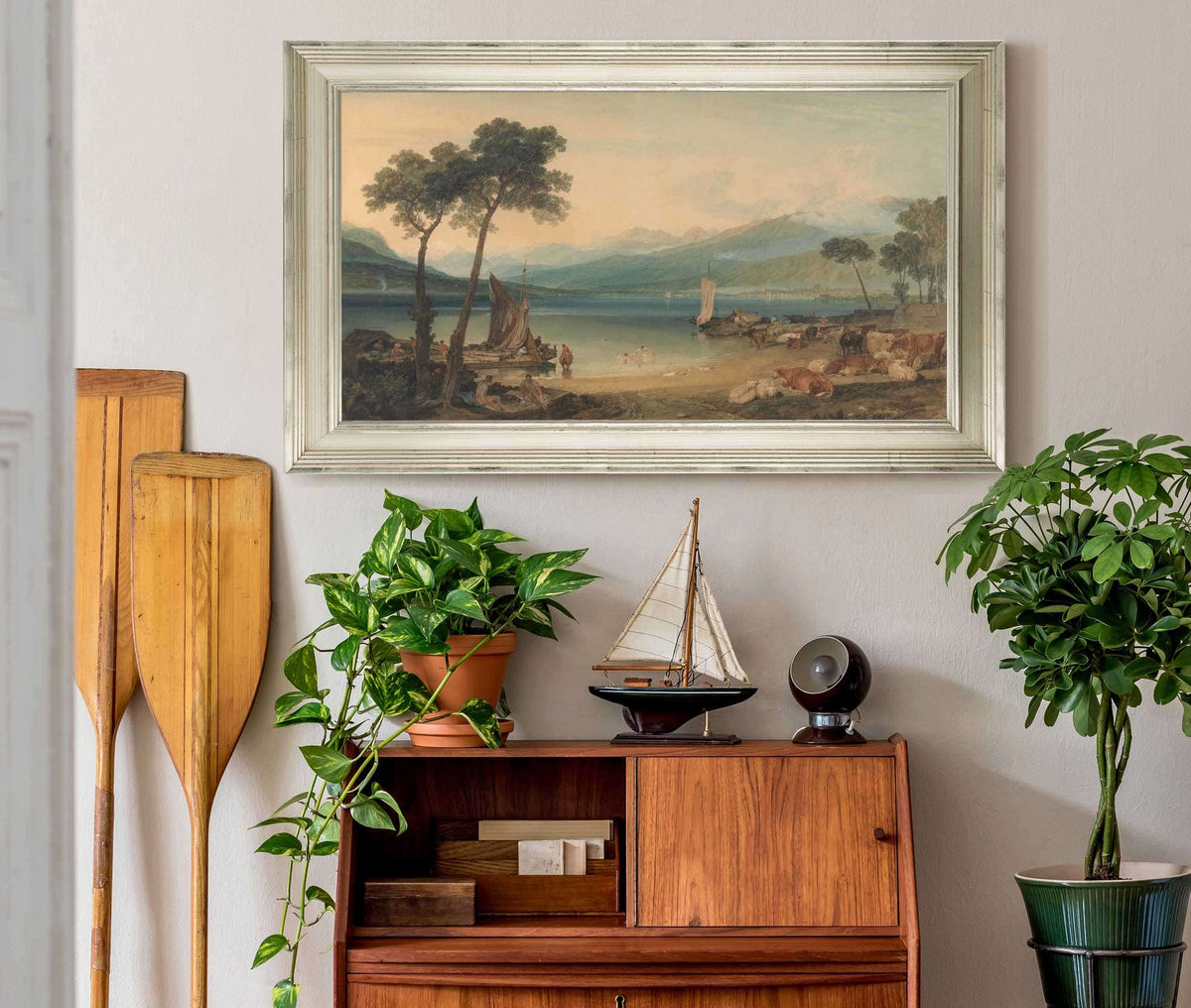 Lake Geneva And Mount Blanc To by Joseph Mallord William Turner