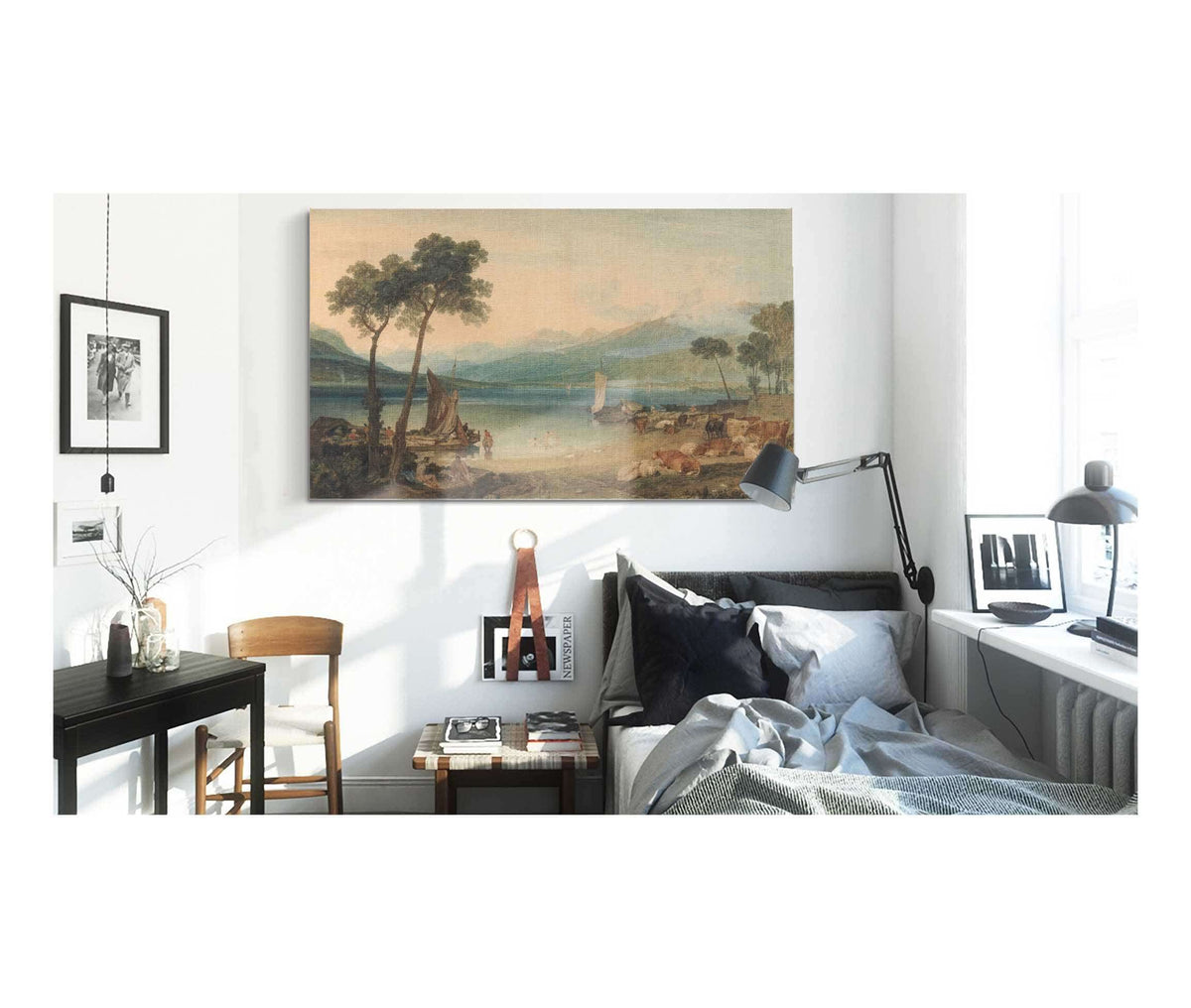 Lake Geneva And Mount Blanc To by Joseph Mallord William Turner