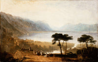 Lake Of Geneva From Montreux by Joseph Mallord William Turner