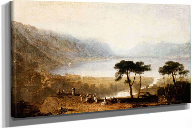 Lake Of Geneva From Montreux by Joseph Mallord William Turner