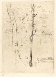 Lake With Rowboat by Berthe Morisot