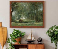 Lallee Verte by Jean Baptiste Camille Corot