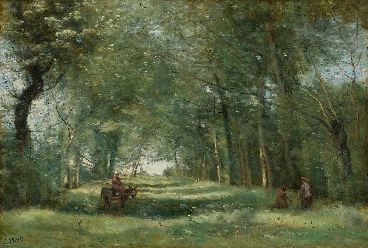 Lallee Verte by Jean Baptiste Camille Corot