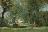 Lallee Verte by Jean Baptiste Camille Corot
