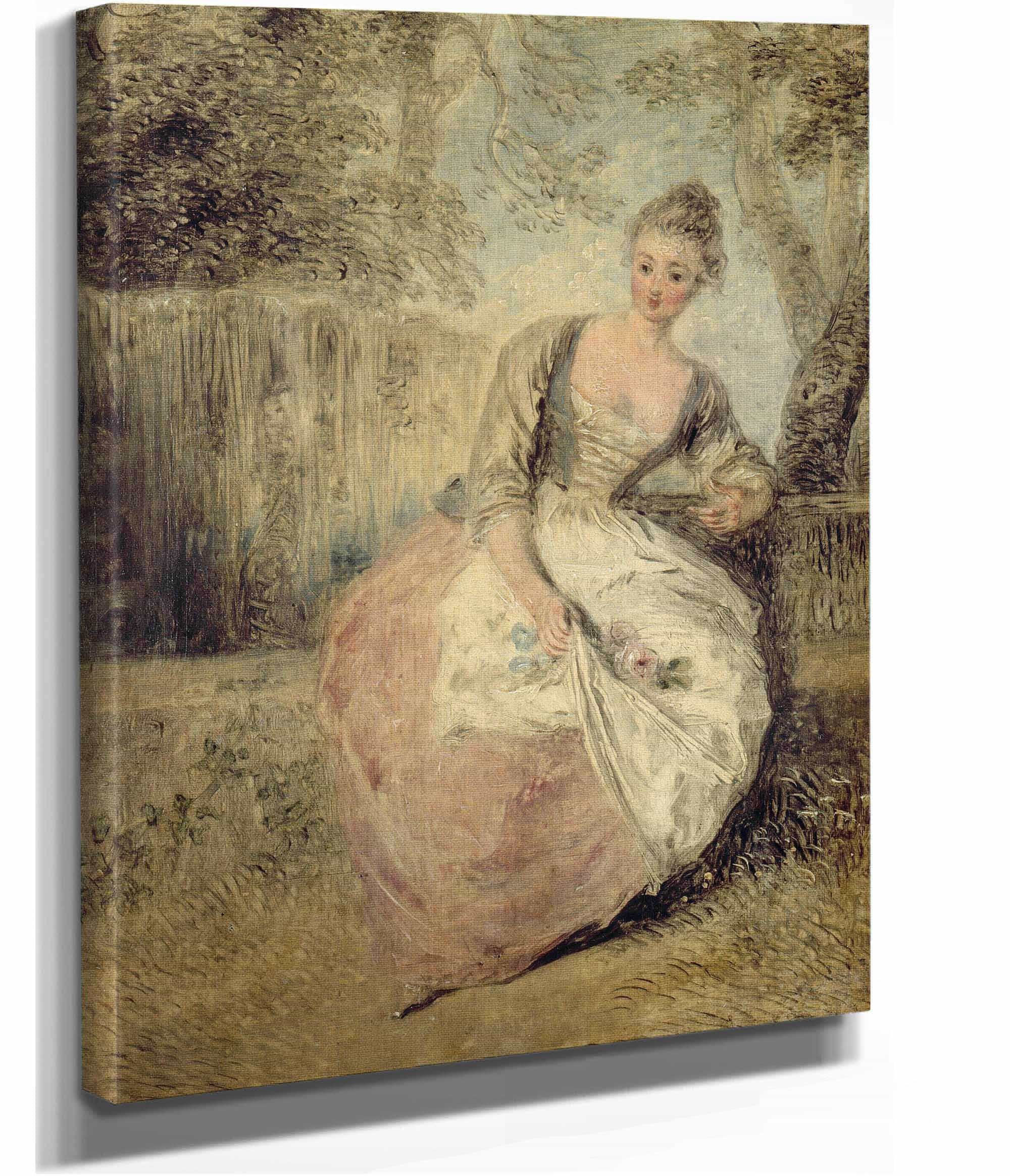 Lamante Inquiete by Jean Antoine Watteau