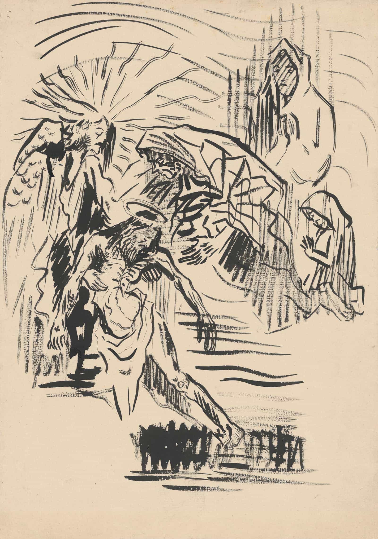 Lamentation Of Christ by Arnold Peter Weisz Kubincan
