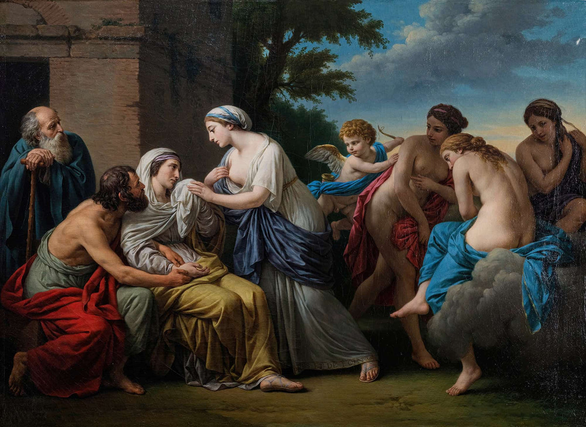 Lamitie Consolant La Vieillesse De La Perte De La Beaute Et Du Depart Des Plaisirs by Louis Jean Francois Lagrenee