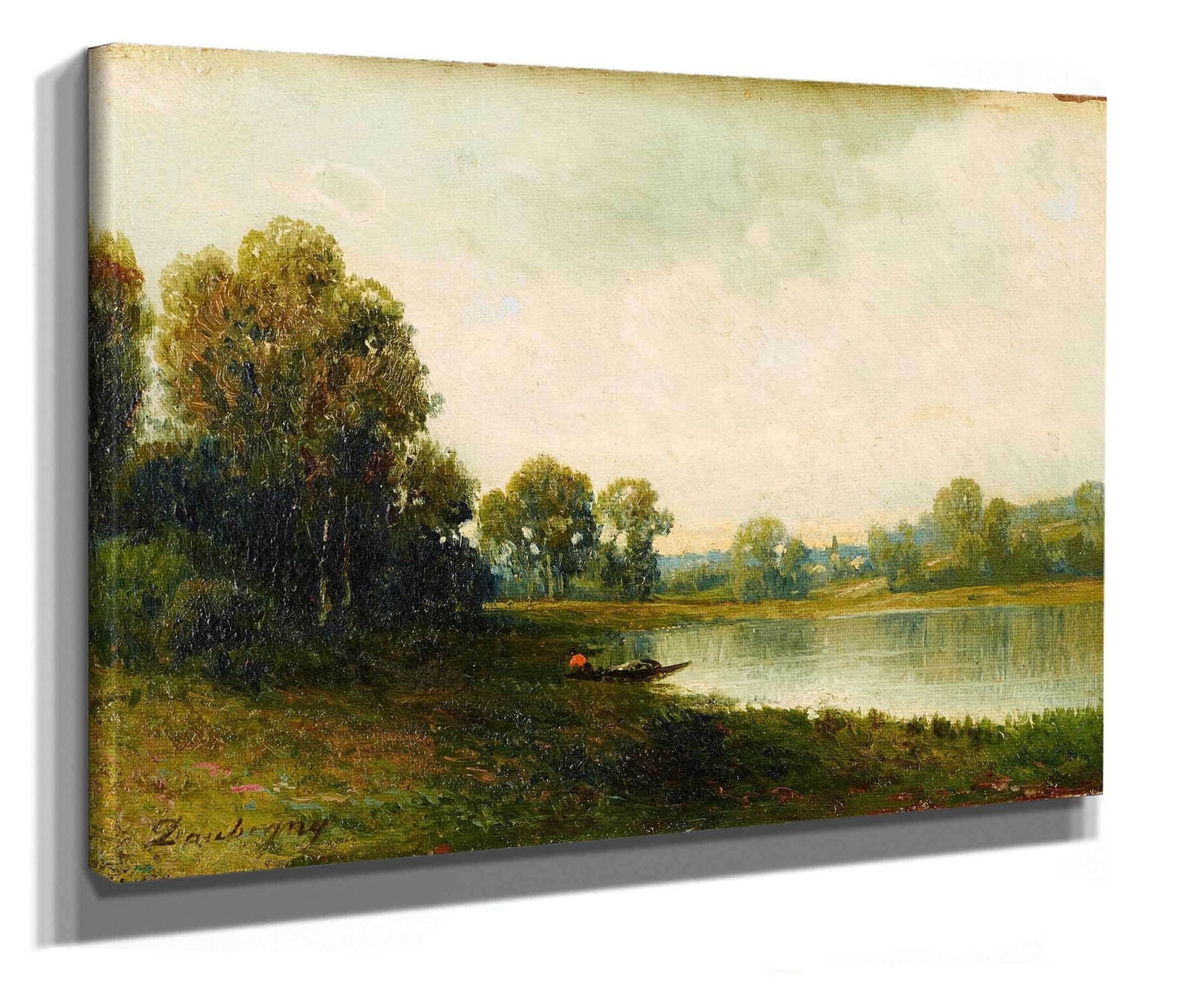 Landscape About by Charles Francois Daubigny