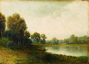 Landscape About by Charles Francois Daubigny