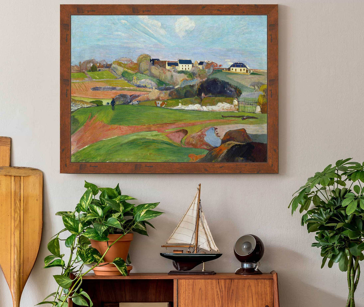 Landscape At Le Pouldu by Paul Gauguin