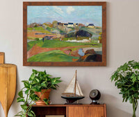 Landscape At Le Pouldu by Paul Gauguin